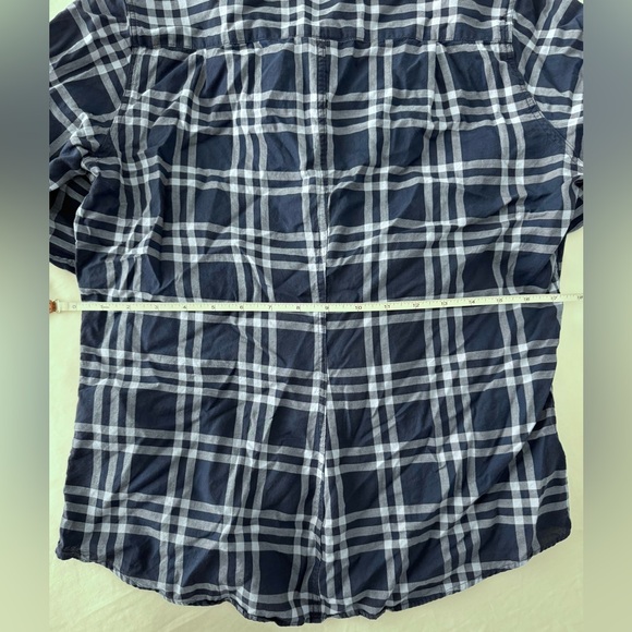 Frank & Eileen Button Down Shirt 100% Cotton Blue Plaid Soft Size S - Picture 12 of 12